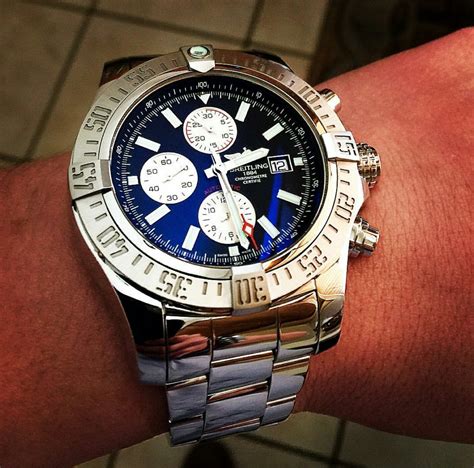 breitling super avenger on wrist|breitling super avenger 2 48mm.